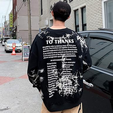 tie dye streetwear hoodie