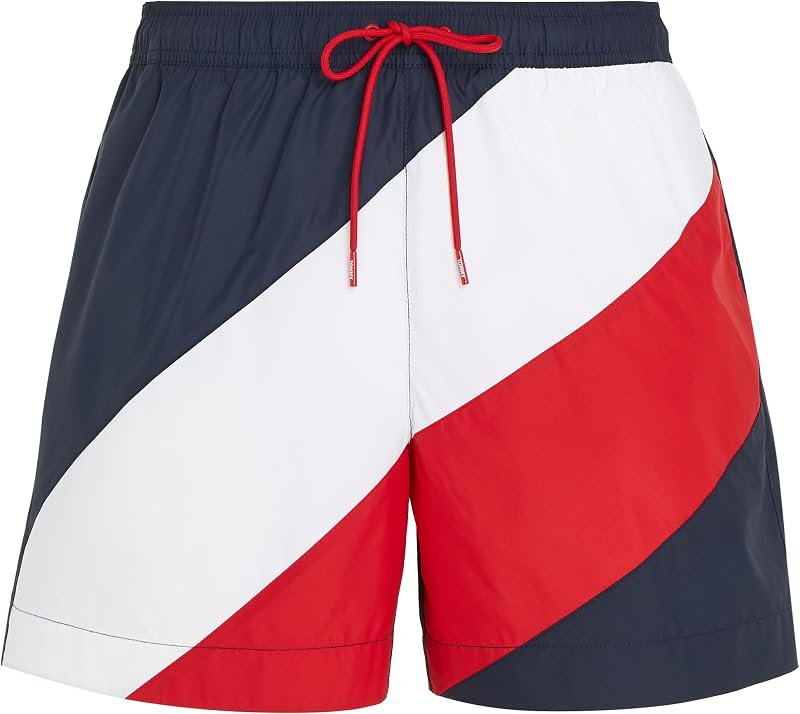 Short de Bain Homme Medium Drawstring Mi-Long, Bleu (Desert Sky), S — photo 6 sur 7