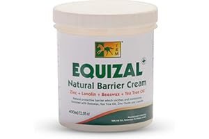 TRM Equizal Soothing Equine Barrier Skin Cream for Horses | Natural Protection, Wound Care, and Moisturization with Beeswax a