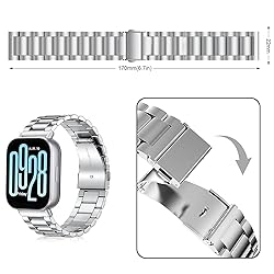Z.DuDuZAZA Metal Bands Compatible with Xiaomi Redmi