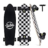 BELEEV Cruiser Skateboards for Beginners, 27 Inch