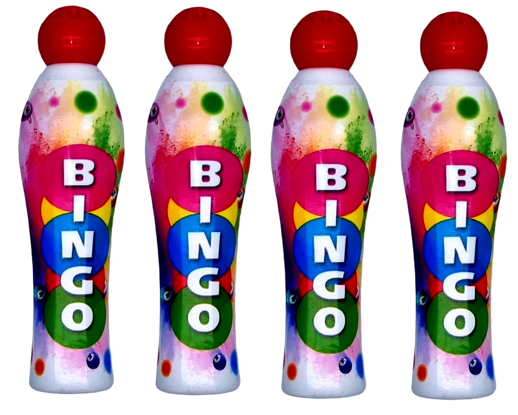 Bingosupermarket Bingo Dabbers Set of 4 Sponge Tip (Red) 35ml ink