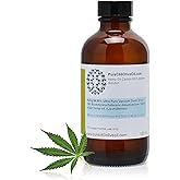 PureC60OliveOil C60 Organic Hemp Seed Oil 100ml / 3.4 Fl Oz - 99.95% Carbon 60 Solvent Free 80mg - Amber Glass Bottle - Food Grade - Carbon 60 Hemp Oil - from The Leading Global Producer