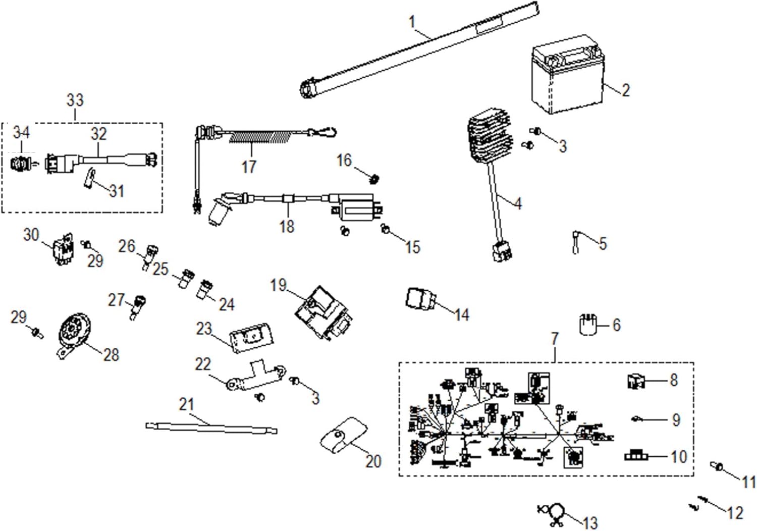 Circuit Electric For Guide: 2007 polaris outlaw 90 wiring diagram