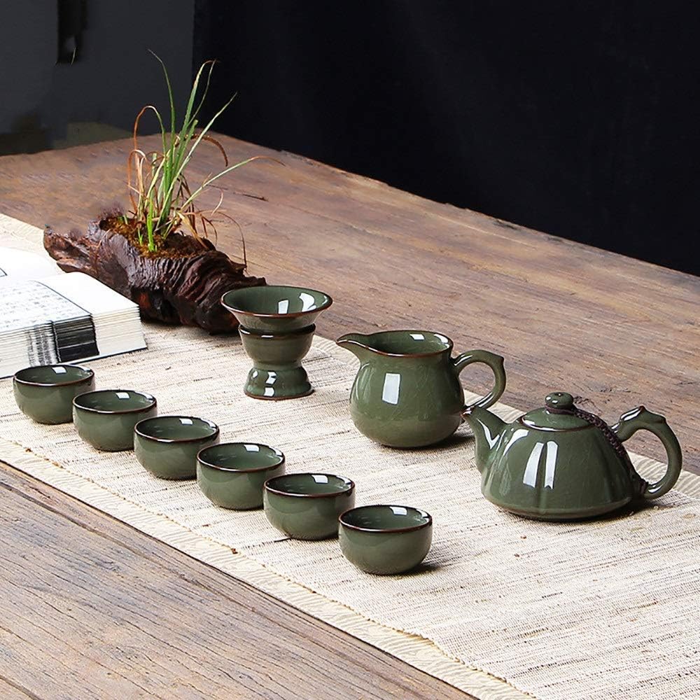 Tea Sets for Afternoon Tea with Teapot, Ceramic Kung Fu