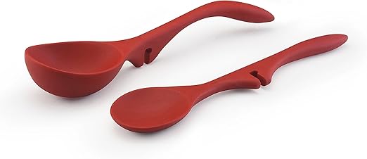 Amazon Com Rachael Ray 55770 Lazy Tools Set Red Kitchen Tool