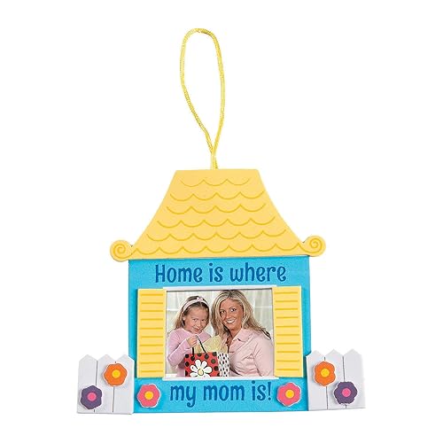 Home Is Where My Mom Is Picture Frame Craft Kit -Makes 12 DIY