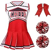 yolsun Cheerleader Costume for Women Halloween Cute Uniform Outfit