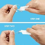 iziusy 10pk Plastic Hanging Merchandise Strips w/ Hooks Display Label Header view 4