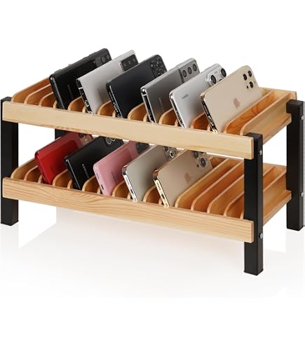 Support De Téléphone Portable Pour Salle De Classe Organiseur De Rangement De Bureau Boite De Rangement Pour Telephone A 12 Compartiments 86165391