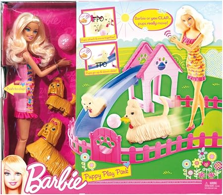 barbie puppy play park
