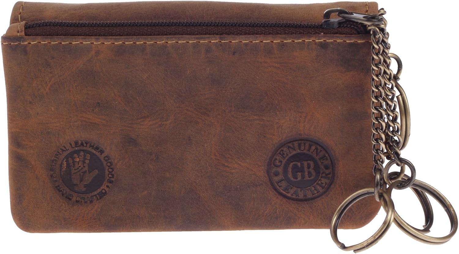 Greenburry Vintage key wallet leather 12 cm, Brown - Image 3