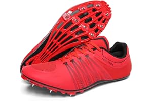 Zakey Track and Field Shoes Men Women Kids Spikes Sneakers Track Race Jumping Sneakers Girls Professional Running Nail Spikes Shoes Boys