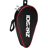 Idoraz Double Ping Pong Paddle Case - Best Table Tennis Paddle Cover for Your Rackets - Waterproof Material Bag