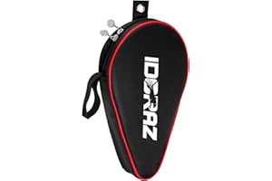 Idoraz Double Ping Pong Paddle Case - Best Table Tennis Paddle Cover for Your Rackets - Waterproof Material Bag