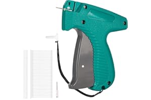 BS ONE 2-in-1 Stitch Tagging Gun for Clothing, Stitch Gun & Retail Price Tag Attacher Gun for Clothes with 6 Needles & 1000pcs 0.2" & 1000pcs 2"Barbs Fasteners