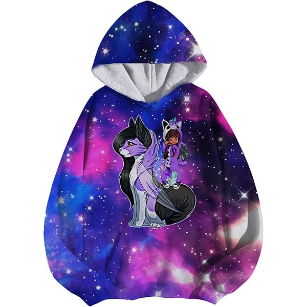 GLUDEAR Men's 3D Printed Wolf Hoodie - Red Eye White Wolf Design, Full Zip Sweatshirt, Size 5X-Large - View #4