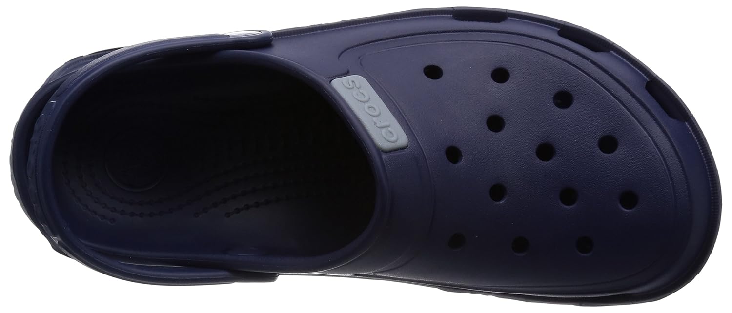 crocs unisex duet wave rubber clogs and mules