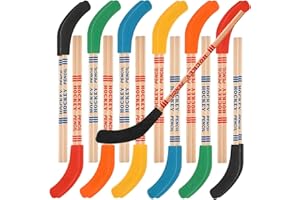 24PCS Hockey Pencils with Erasers for Ice Hockey Sports Themed Party Gifts Supplies Decorations Carnival Goodie Bags Fillers 