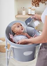 Shnuggle Newborn Baby Bath with Built-in Bum Bump and Soft Backrest view 6