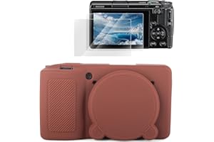 Silicone Camera Case for Rieibi Ricoh GRIV Compatible with Ricoh GR IV/GRIV/GR4 Scratch Resistant | Includes 2 Protective Fil