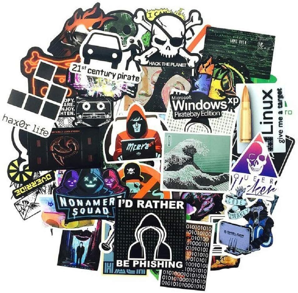 50 Laptop Stickers for Developer Programming Language Geeks Engineers