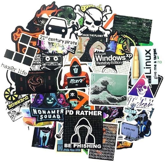 50 Laptop Stickers for Developer Programming Language Geeks Engineers