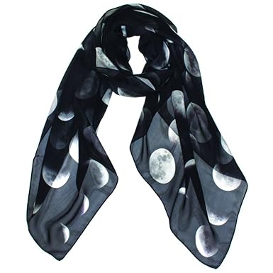 Moon Phase Silk Scarf