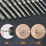 Hakkin Torx Bit Set 11Pcs S2 Steel 75mm Magnetic T6-T40 1/4 Hex view 9