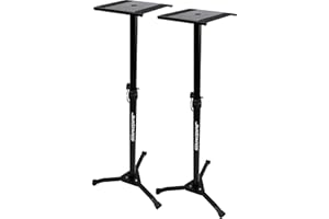 Ultimate Support JamStands Series Studio Monitor Stands (Pair), Black, JS-MS70 Plus