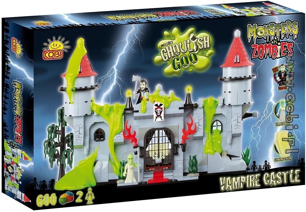 Monsters vs Zombies /28350/ DRACULA MANSION, 350 building bricks by COBI by
