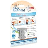 SinkShroom The Revolutionary Sink Drain Protector Hair Catcher/Strainer/Snare, Gray