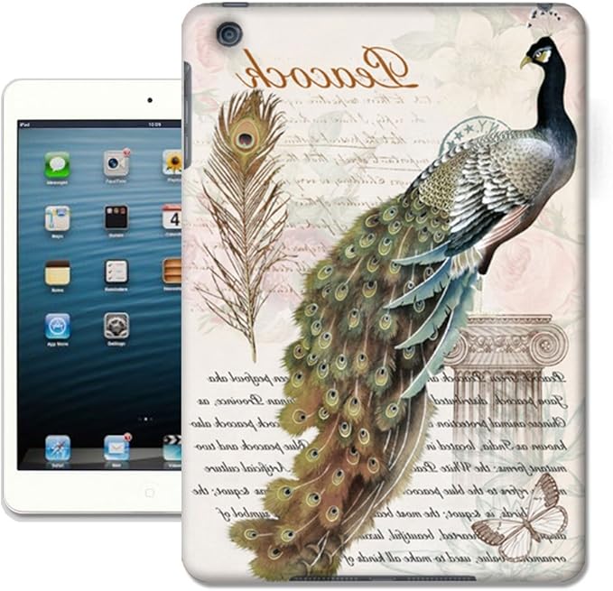 Amazon.com: A-Cool The Elegant Peacock TPU Phone Case for iPad mini