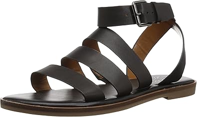 franco sarto black flat sandals