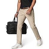 PJ PAUL JONES Mens Golf Pants Stretch Work Dress Pant Casual Classic Fit Lightweight Slacks Trousers with 5 Pockets