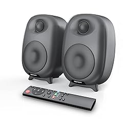 BESTISAN Bookshelf Speakers, 60 Watt Powered Studio