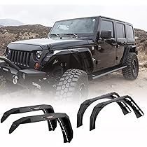 Amazon.com: Fender Flares for 2007-2017 Jeep Wrangler JK/JKU