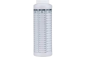 Attwood 11873-1 Wide-Mouth Marine Fuel/Oil Mixing Bottle 1-Quart