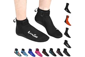 OMGear Water Socks Neoprene Socks Beach Booties 3mm 5mm Anti-Slip Wetsuit Footwear Fin Swim Sand Proof Socks