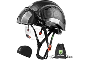 GREEN DEVIL Safety Hard Hat with Tinted & Clear Visor Vented Construction Helmet Cascos de Construccion ABS Work hardhats for