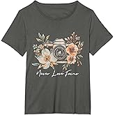 Photographer Never Lose Focus Camera Flowers Photography T-Shirt