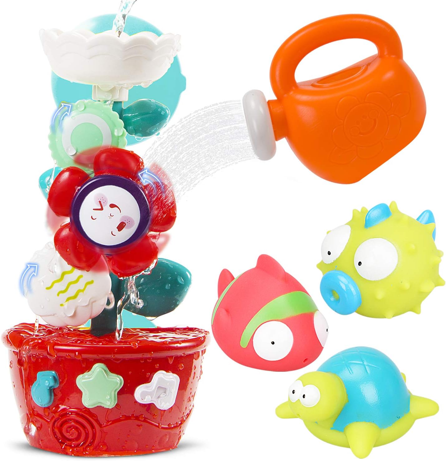 TOY Life Flower Bath Toys for Toddlers 34 Years Bathtub