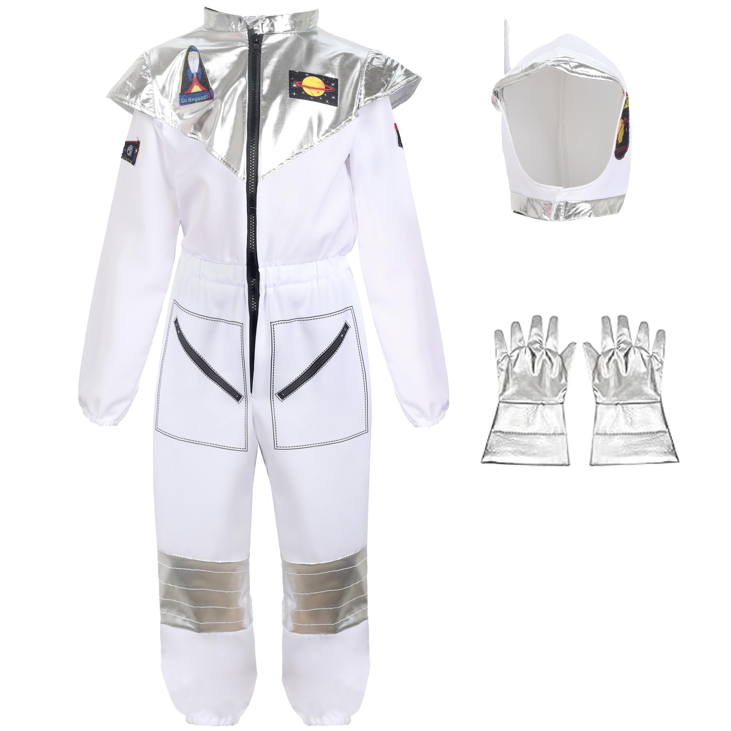 Photo 1 of LUOHAS Astronaut Costume for Kids Space Suit Toddler Role Play Dress Up Costume