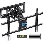 Pipishell Full Motion TV Wall Mount for Most 37-84 Inch TVs up to 132lbs, Wall Mount TV Bracket Articulating Swivel Tilt Exte