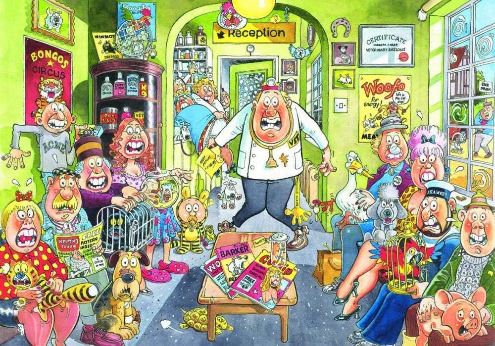 Jigsaw Puzzles at The Vets 1000-Piece Puzzle Gift Wooden Jigsaw Puzzles for Adults Piece Kid Toys