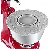 Silicone Mixer Bowl Cover Compatible with KitchenAid 4.5-5 Quart Tilt-Head Stand Mixer, Mixer Bowl Lid to Prevent Spilling of Ingredients
