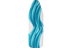 Mabel Home Ironing Board Padded Cover, 100% Cotton (6 Different Size & Pattern) (43" x 14" / Deluxe)