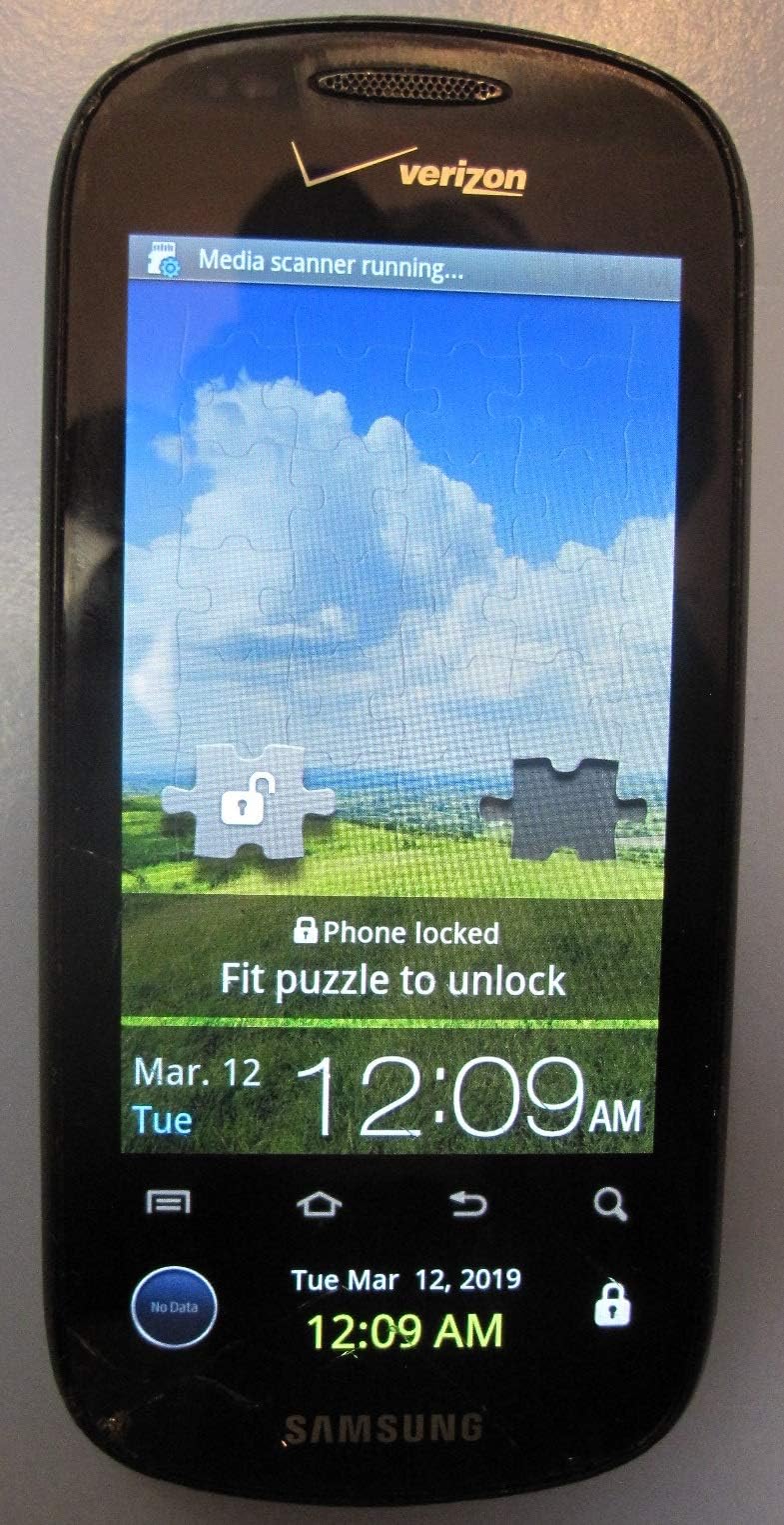 Verizon Samsung Continuum Galaxy S i400 No Contract 3G Black Android Smartphone