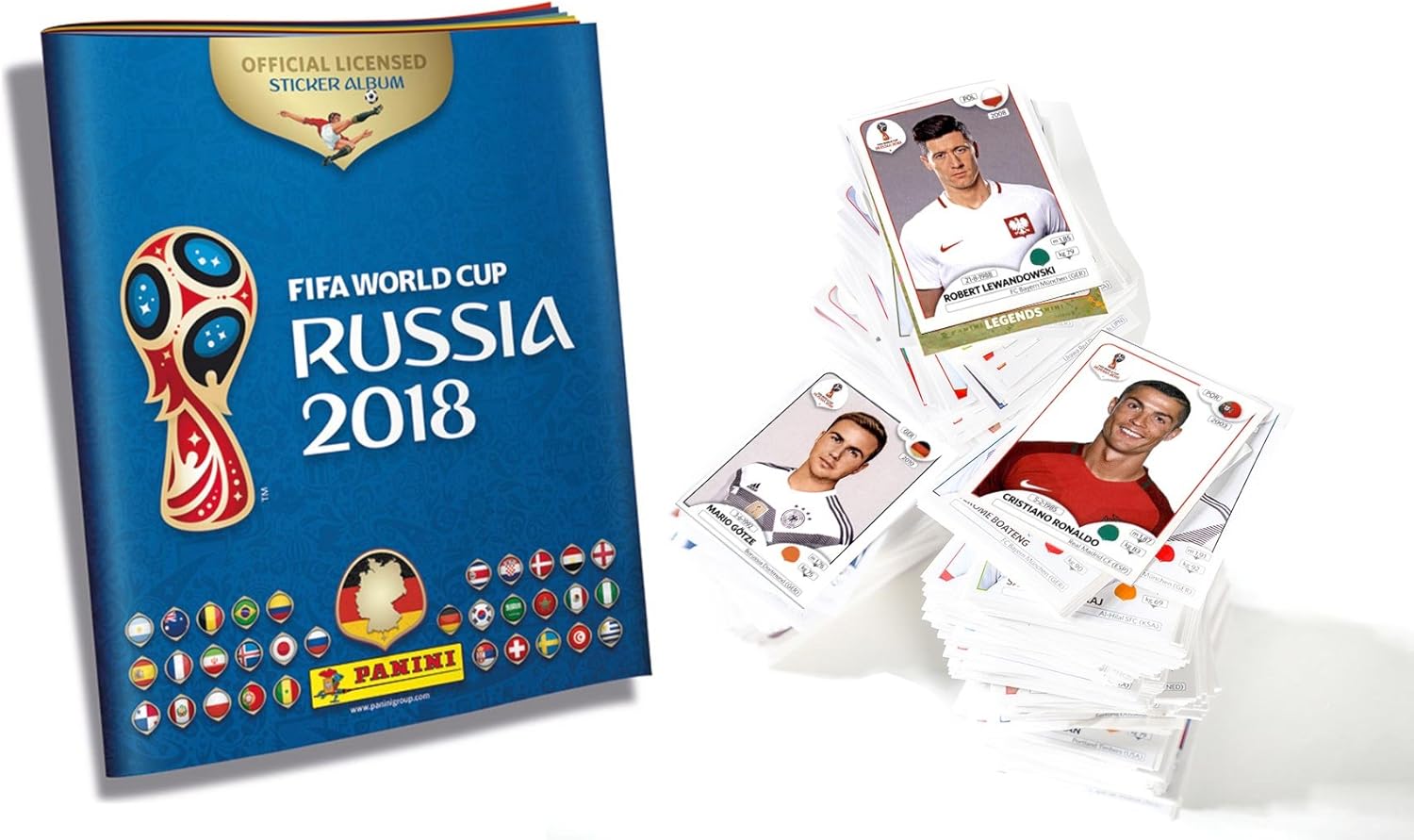 Panini World Cup Russia 2018 Sticker – 1 Complete Set All + 1 Sticker Album: Amazon.es: Juguetes y juegos