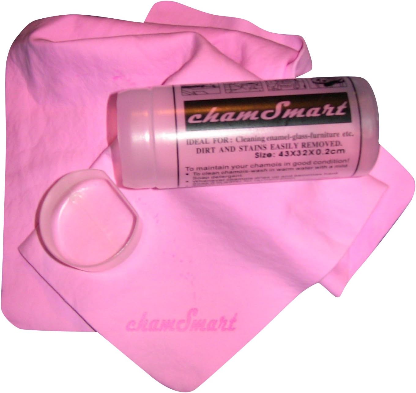 Car Wash Towel – Supreme Quick Dry Chamois Cleaning Cloth – Premium Quality – Way Better Than Microfiber – SAFE Scratch-Free And Lint-Free Water Absorbent – Awesome Value – Protect Your $50K Investment - Absolute Satisfaction Guarantee! (pink)